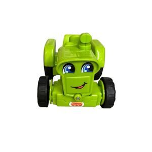 Fisher Price Little People Green Farm Helpful Harvester Tractor Vehicle